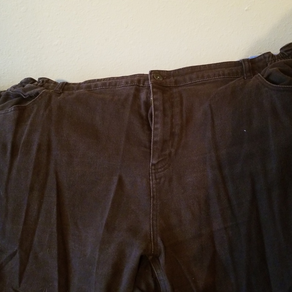 Brown plus jeans